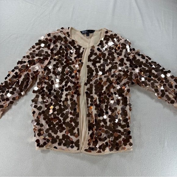 LuLaRoe Jackets & Blazers - LuLaRoe Large Sequin Cardigan Open Front Jacket - Sz S